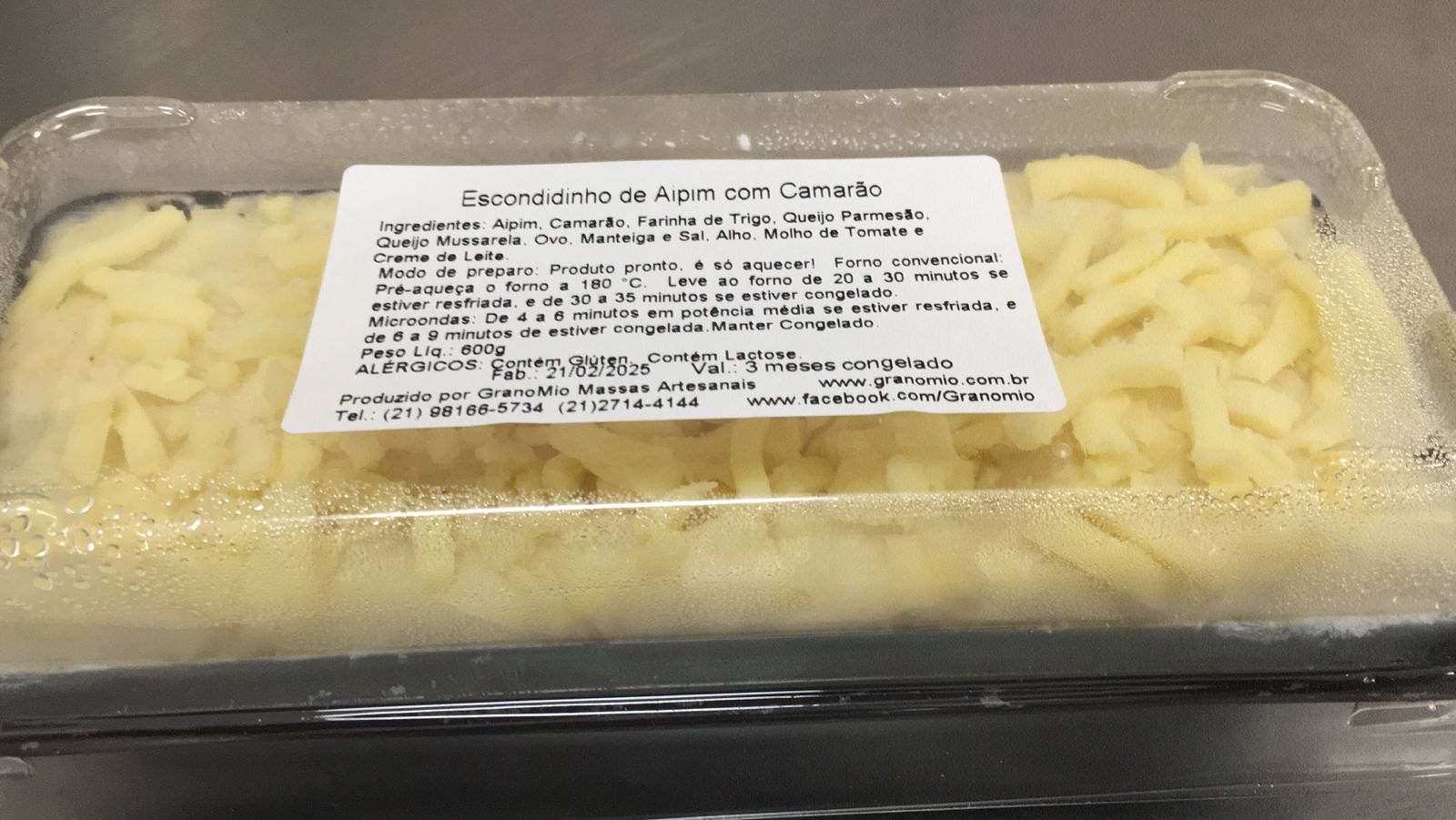 Escondidinho de Camarão - 600g I Linha Congelados
